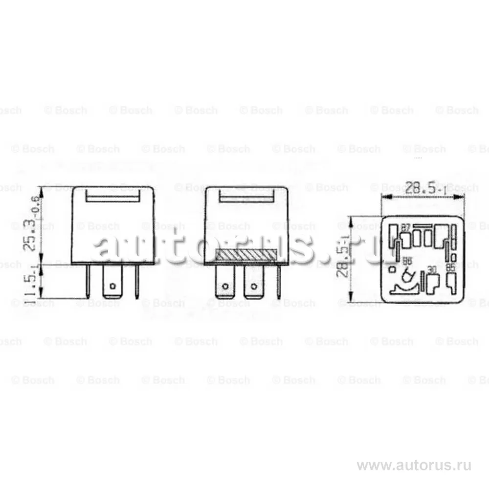 Реле BOSCH 0332019205