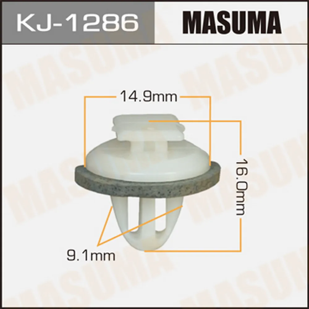 КЛИПСА КРЕПЕЖНАЯ 1286-KJ MASUMA KJ1286