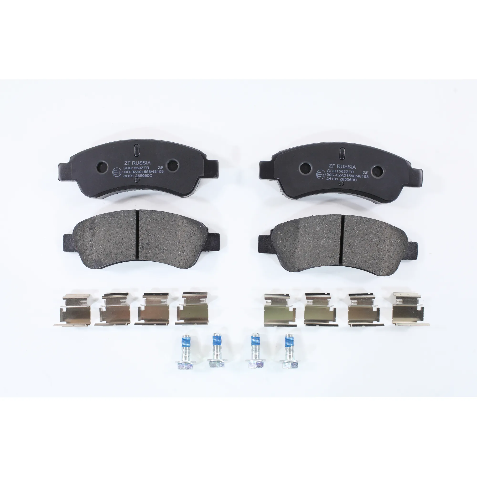 Колодки передние CITROEN Berlingo I/PEUGEOT Partner I 98->2008 ZF Russia GDB1563 ZFR