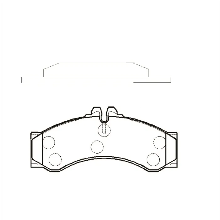 Колодки передние MB Sprinter/408D/410D/412D 96, VW LT46 2.3i-2.8TDi CTR GK0056