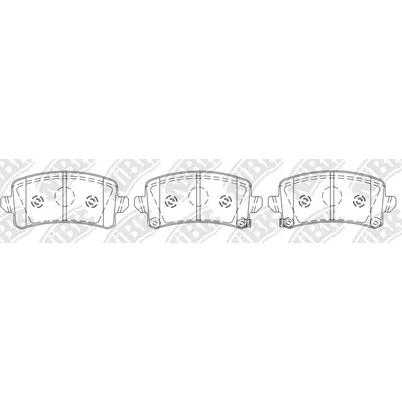 Колодки спортивные HAVAL DAGOU (CC6460) 2020- GW4N20 2.0 4WD NIBK PN6045S