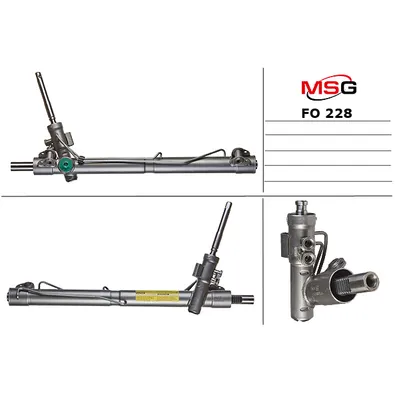 Рулевая рейка с ГУР новая FORD S-MAX 2006-2014, FORD GALAXY 06-, FORD MONDEO IV 07-, MSG FO228