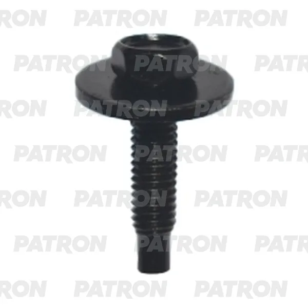Болт металлический Toyota Hyundai применяемость черн с шайбой M6X24 PATRON P37-2735T