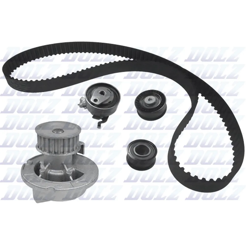 Комплект ГРМ с водяным насосом O160 OPEL Astra/Vectra 1.4-1.8 98- DOLZ KD069