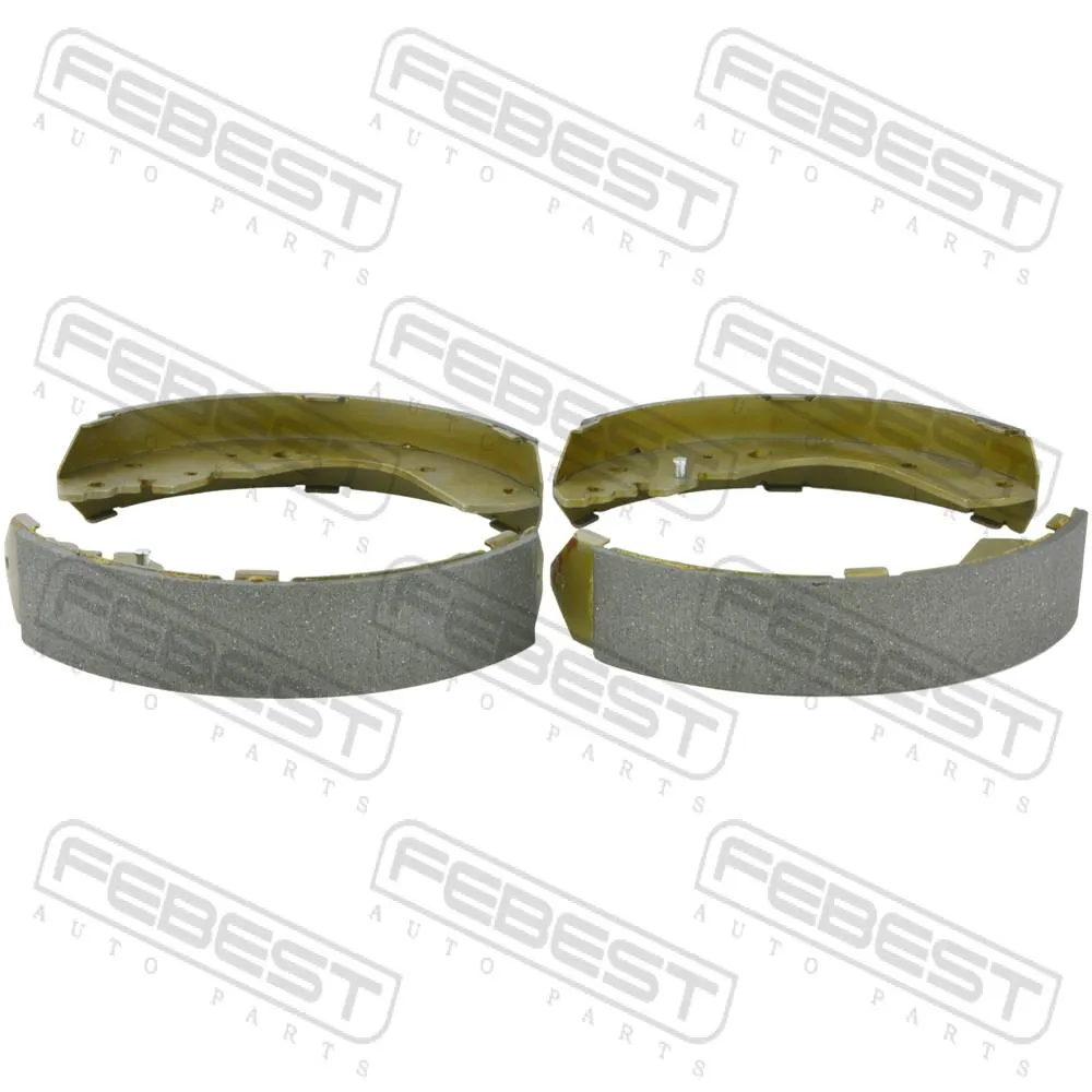 Колодки тормозные задние (барабанные) MAZDA B2500 UN 1999-2007 [GEN] FEBEST 0502-BT50R