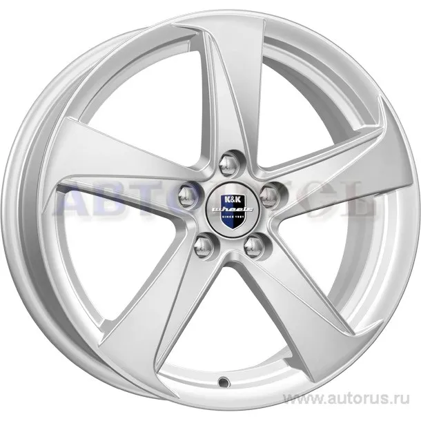 Диск литой R16 6.5J 5x114.3/67.1 ET45 КИК Эклипс блэк платинум 66152
