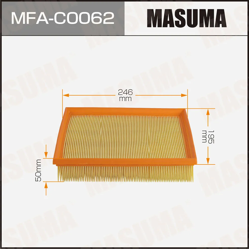 Воздушный фильтр MASUMA MFA-C0062