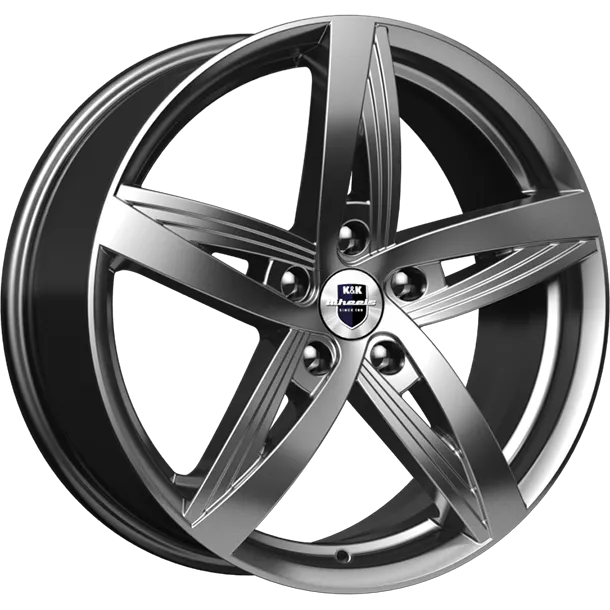Диск литой R18 7.5J 5x114.3/67.1 ET45 КИК Дольче Вита (КС559) Дарк платинум 71936