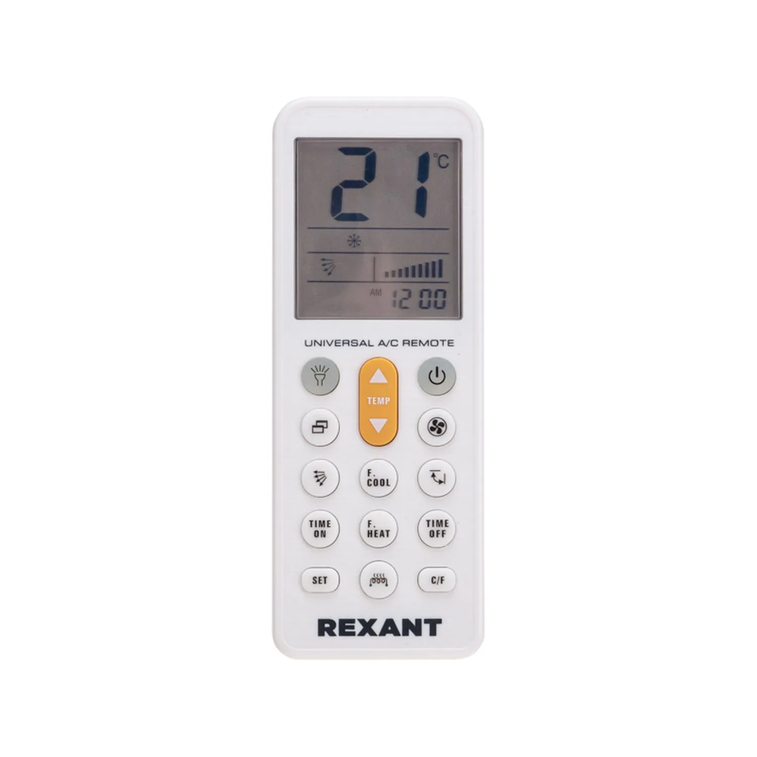 Пульт универсальный для кондиционеров (RX-102AII) REXANT 38-0105
