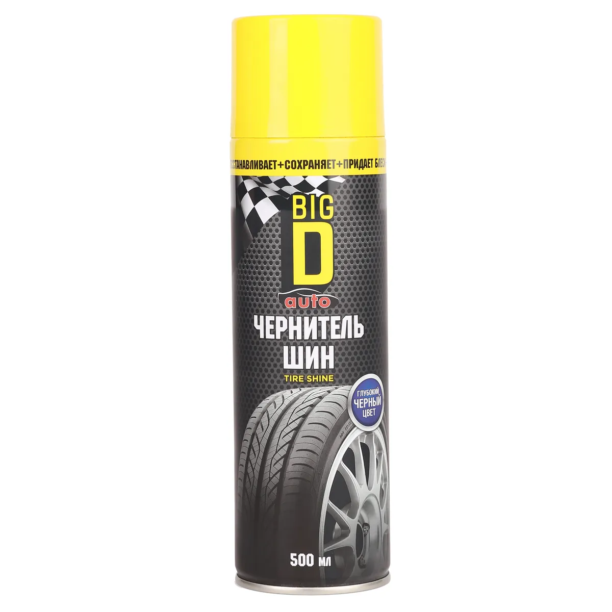 Чернитель шин/Tire shine 500 мл BIG D ASC2101