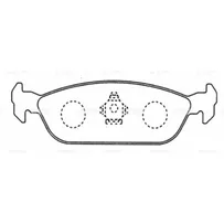 Тормозные колодки CTR CKD-3