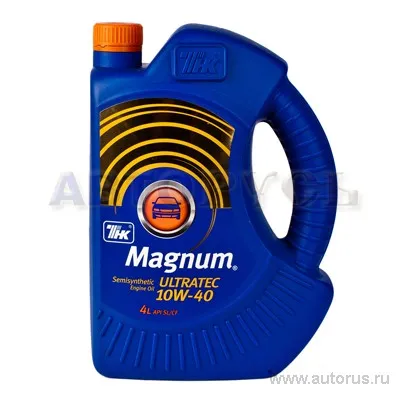 Масло моторное ТНК Magnum Ultratec 10W-40 полусинтетическое 4 л 40615742
