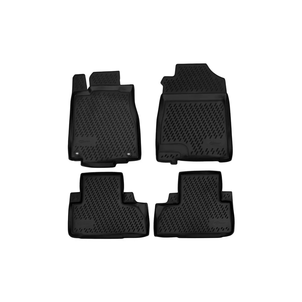 Коврики в салон HONDA CR-V, 2012-2015, 2015-2017, 4 шт. (ПУ, повышенная износостойкость) FORMAT FORMAT.CARHND00013