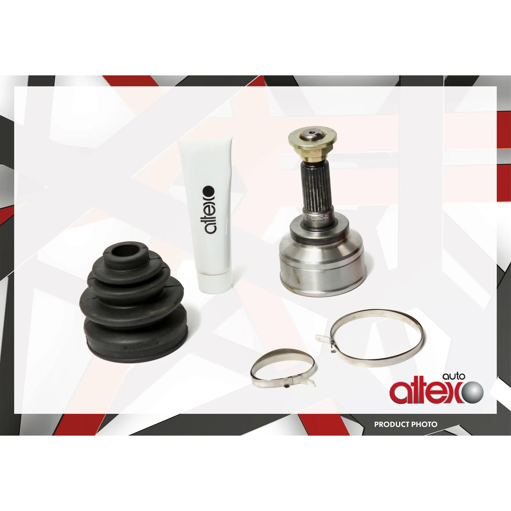 ШРУС наружный без кольца ABS, комплект Mazda 626 1987 ABS, Mazda 626 1987 ATTEX AN20159