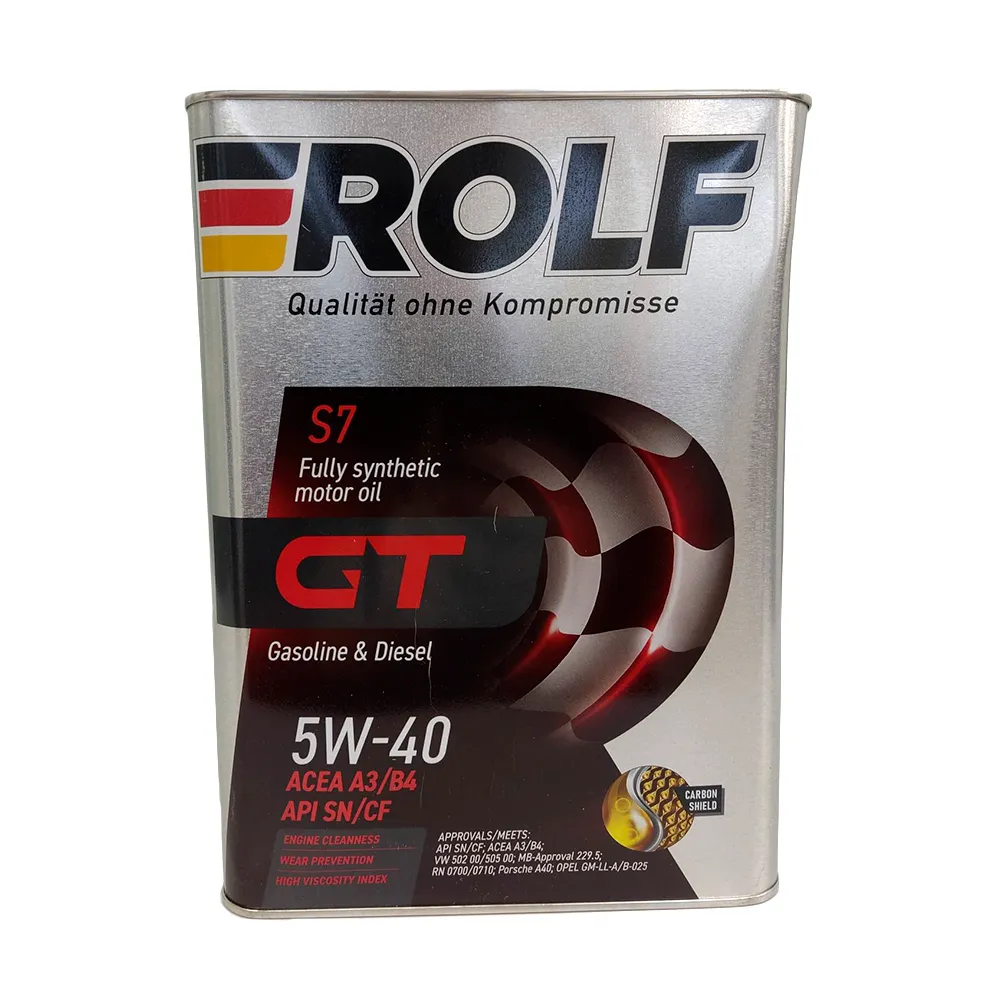 Масло моторное ROLF GT 5W-40 синтетическое 4 л УЦЕНКА! 322229-N11