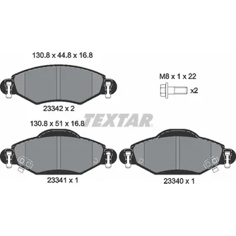 Колодки тормозные дисковые передн TOYOTA: VITZ 99-05, YARIS 99-