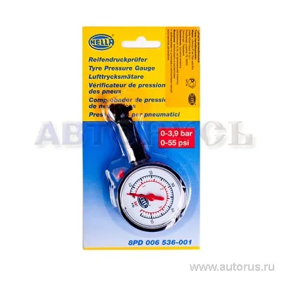 Манометр автомобильный UNIVERSAL /4Атм HELLA 8PD 006 536-001