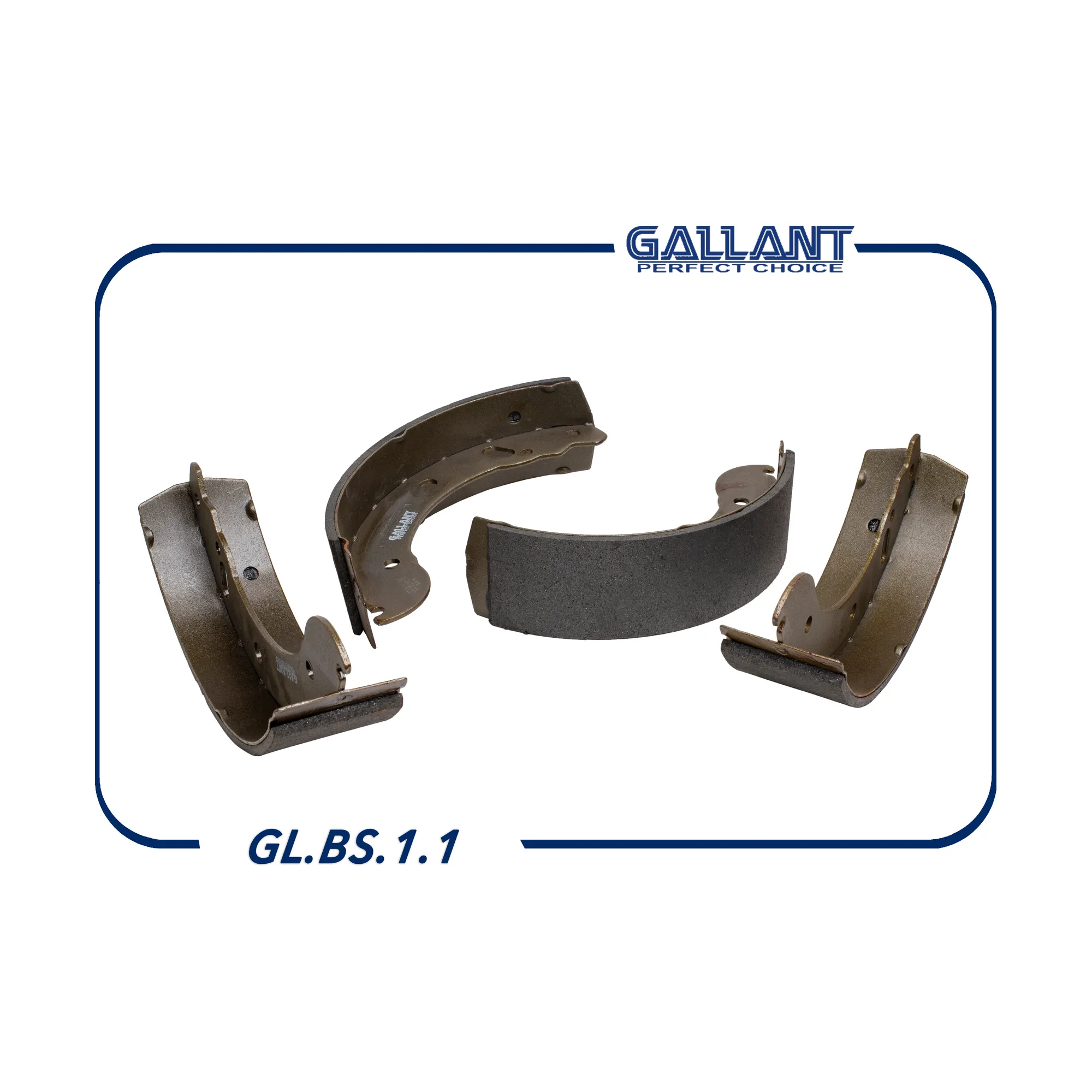 Колодка тормозная задняя 3302-3502090 GL.BS.1.1 GALLANT GLBS11
