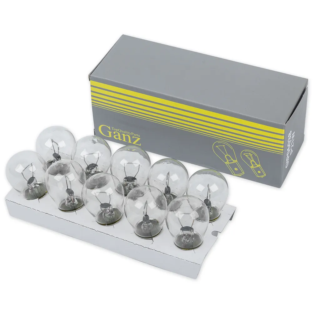 Лампа 12V P21W 21W BA15s GANZ 1 шт. BOX (10 шт. цена за 1 шт.) GIP06038