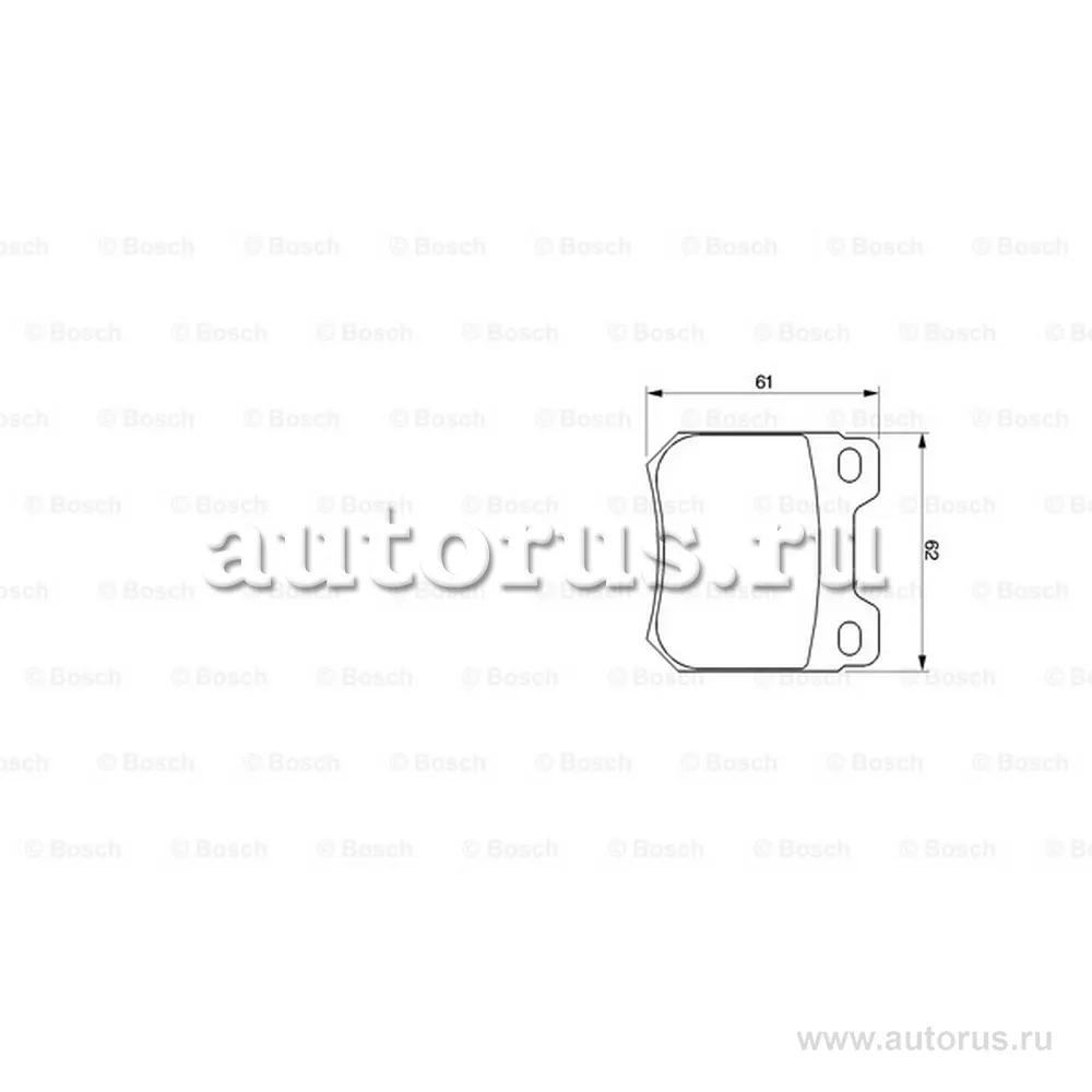 Колодки зад. OPEL OMEGA A,B/VECTRA B WVA21050 BOSCH 0986424754