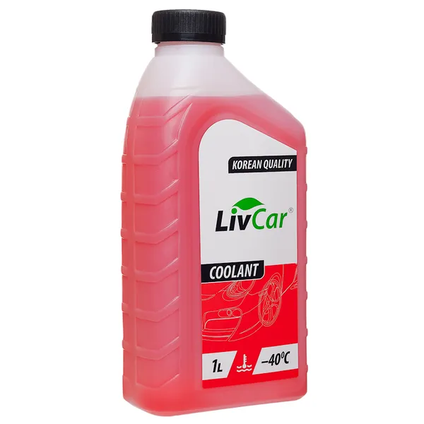 Антифриз LIVCAR Coolant G11 готовый -40 красный 1 л LCA40-001R