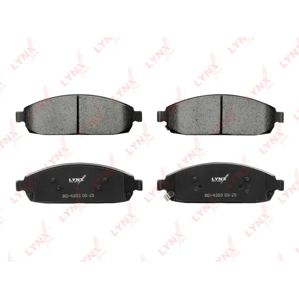 Колодки тормозные передние JEEP Grand Cherokee II-III 04-10 LYNXauto BD-4203
