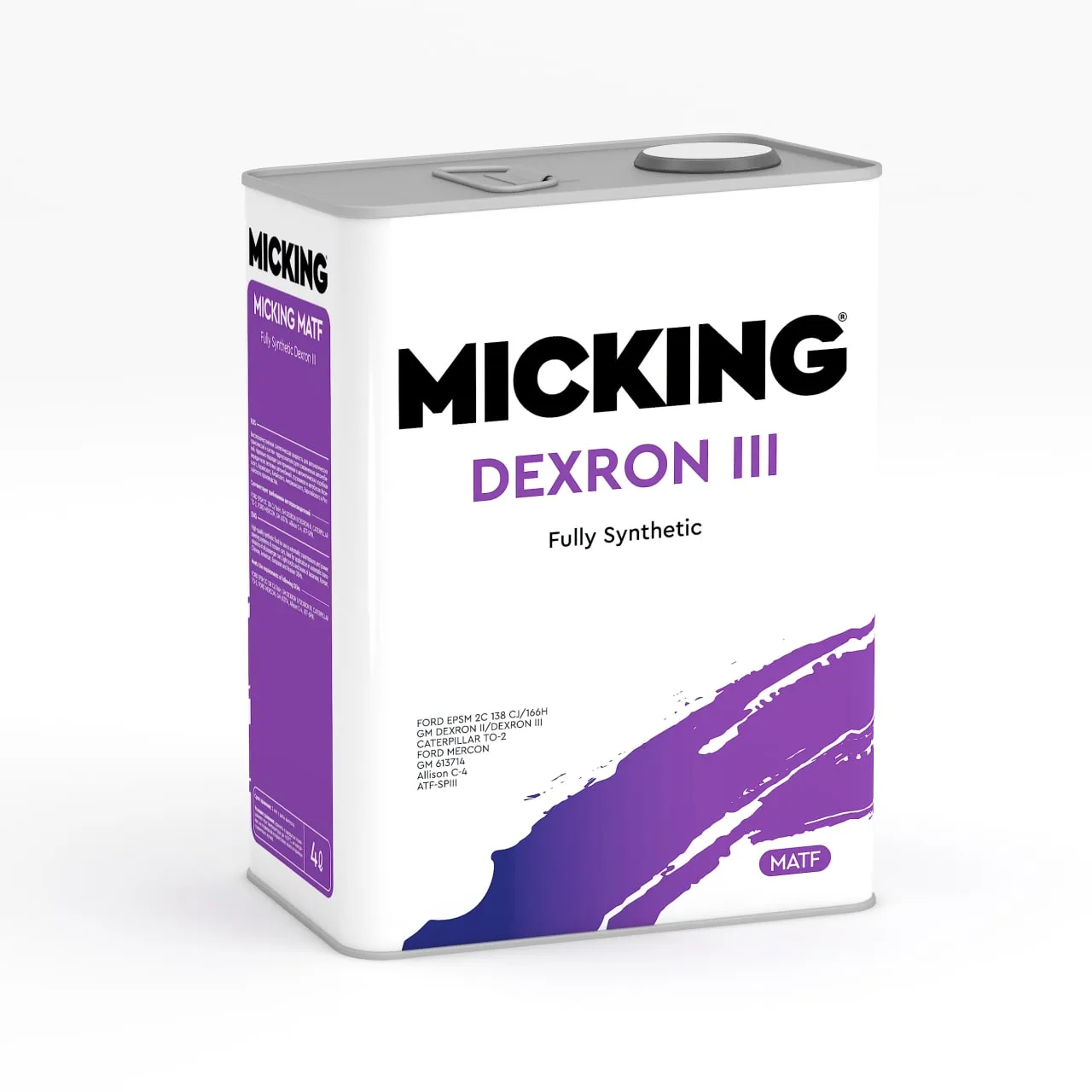 Масло трансмиссионное MICKING ATF Dexron III синтетическое 4 л M4117