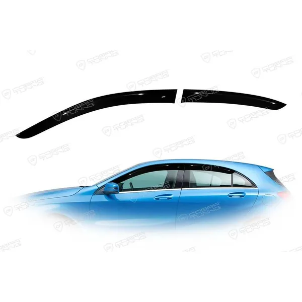Дефлектора на окна Mercedes Benz A-class (W176) 2012EuroStandard деф.окон Cobra Tuning ME34612