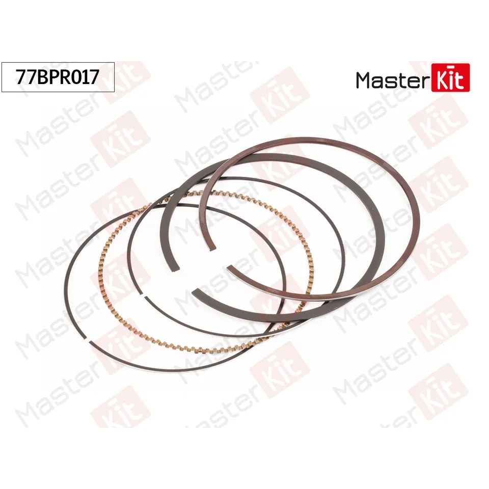 Кольца поршневые (к-т на 1 поршень) (0,5) MITSUBISHI 4B11 MASTERKIT 77BPR0017