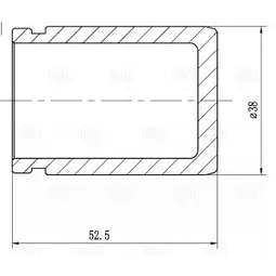 Поршень суппорта для а/м Mercedes Viano (W639) (03-)/Vito (W639) (03-) зад. d=38мм TRIALLI RCF 032007P