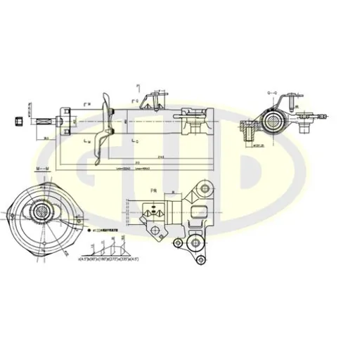 АМОРТИЗАТОР NIS PRIMERA 02- ПЕР R G.U.D GSA331014