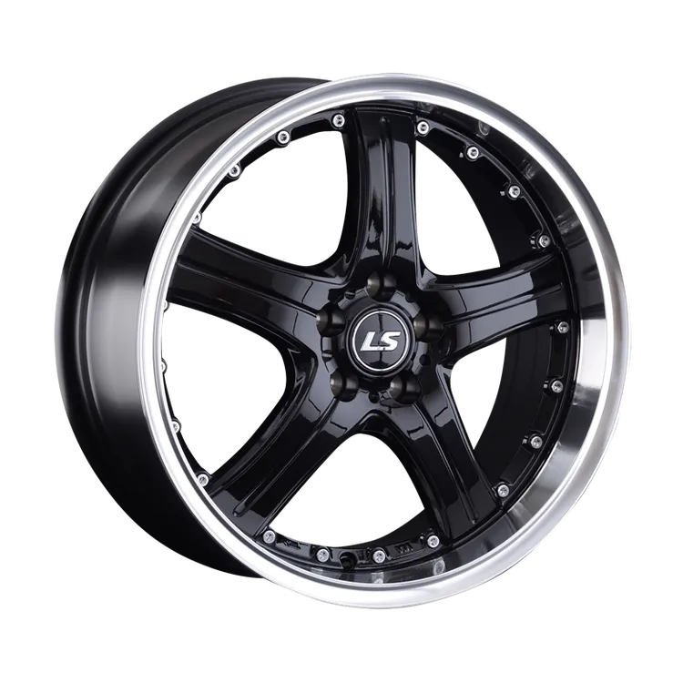 Диск литой R17 7.5J 5x100/73.1 ET35 LS 322 BKL S043185