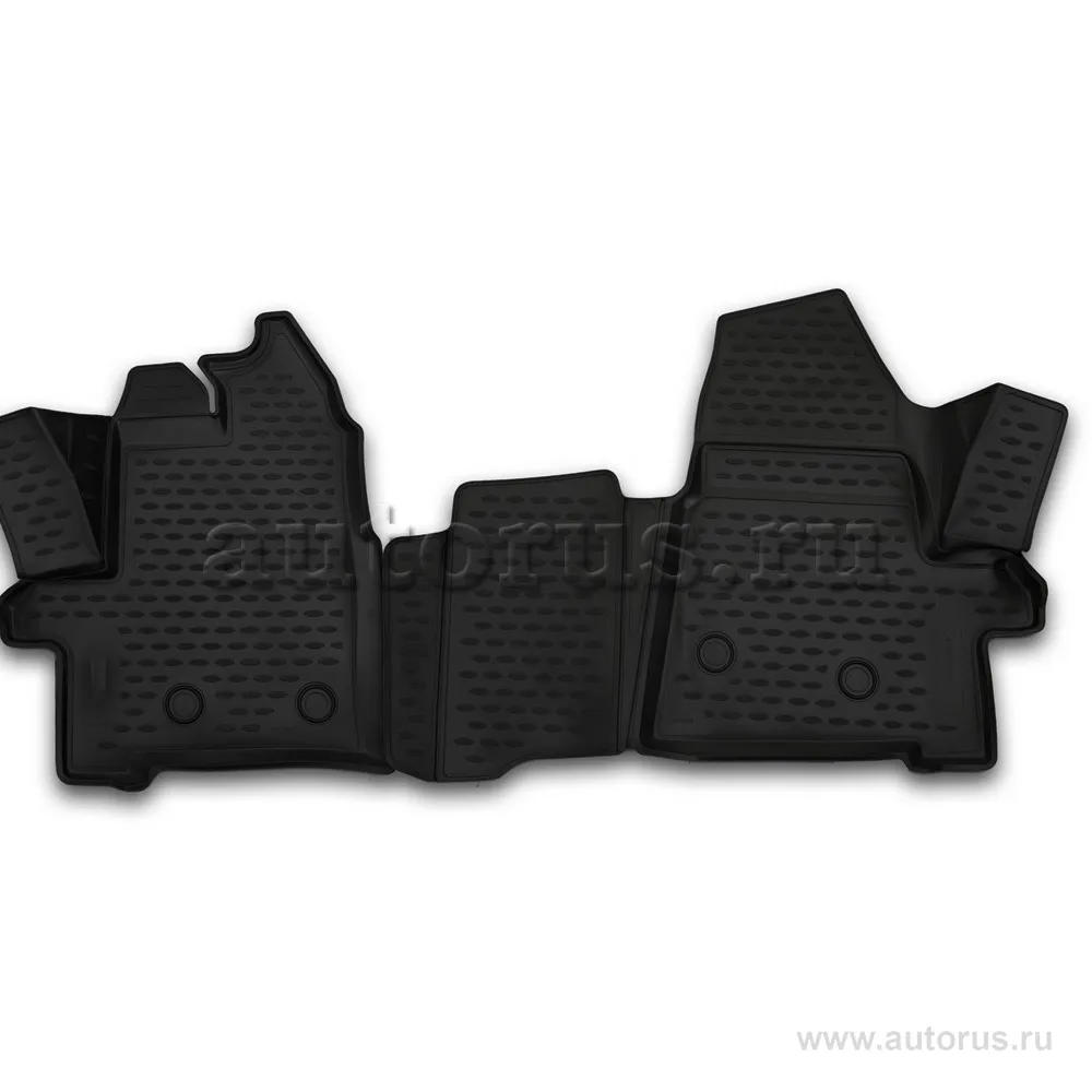 Коврики 3D в салон FORD Transit, 2014->, 2 шт. (полиуретан) Element ELEMENT3D1675210k