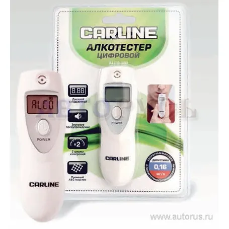 Алкотестер цифровой CARLINE ALCO-100