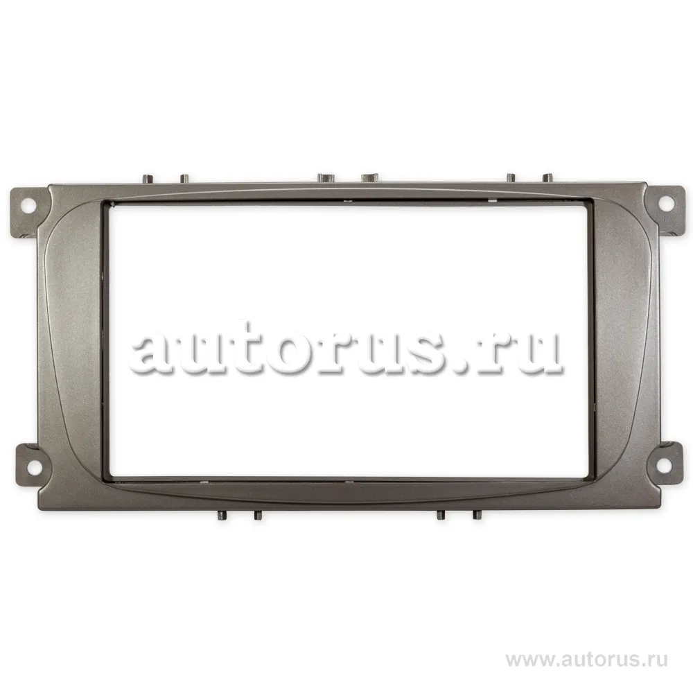 Рамка FORD Focus 2 sony,Mondeo, C-Max, S-Max, Galaxy new 07+, 2DIN ,silver INCAR Incar RFO-N15S