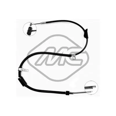 Трос ручника SUZ SWIFT ALL 3 DOORS DX/SX-RH/LH Metalcaucho 83325