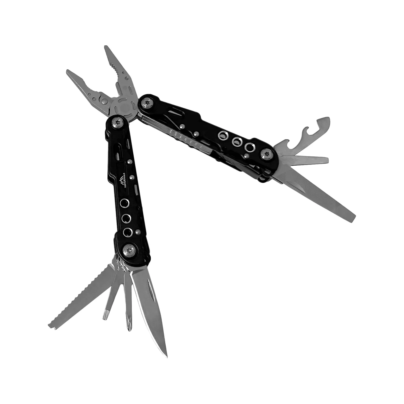 МУЛЬТИФУНКЦИОНАЛЬНЫЙ НАБОР VERTEXTOOLS 13 ФУНКЦИЙ,АВТОРАЗЖИМ, В ЧЕХЛЕ, 165мм VertexTools 0038-13-165