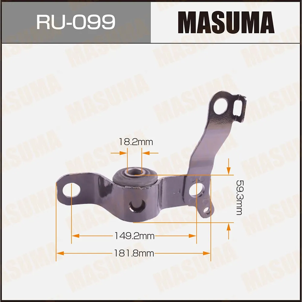 Сайлентблок TOYOTA COROLLA (#E10#) (мин. 2 шт.) MASUMA RU099