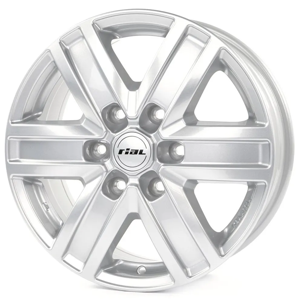 Диск литой R16 6.5J 6x139.7/92.3 ET56 Rial Transporter 6 Polar Silver TP65656H61