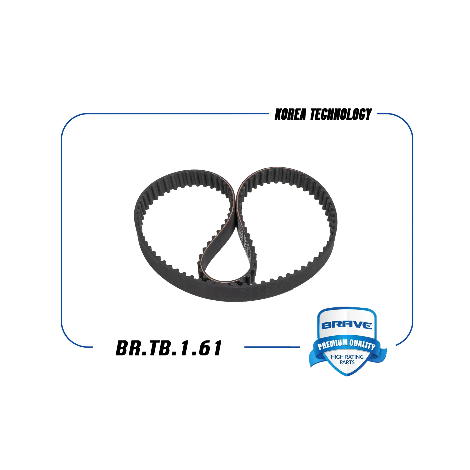 Ремень ГРМ HYUNDAI Accent,KIA Rio1995-2011 BRAVE BR.TB.1.61