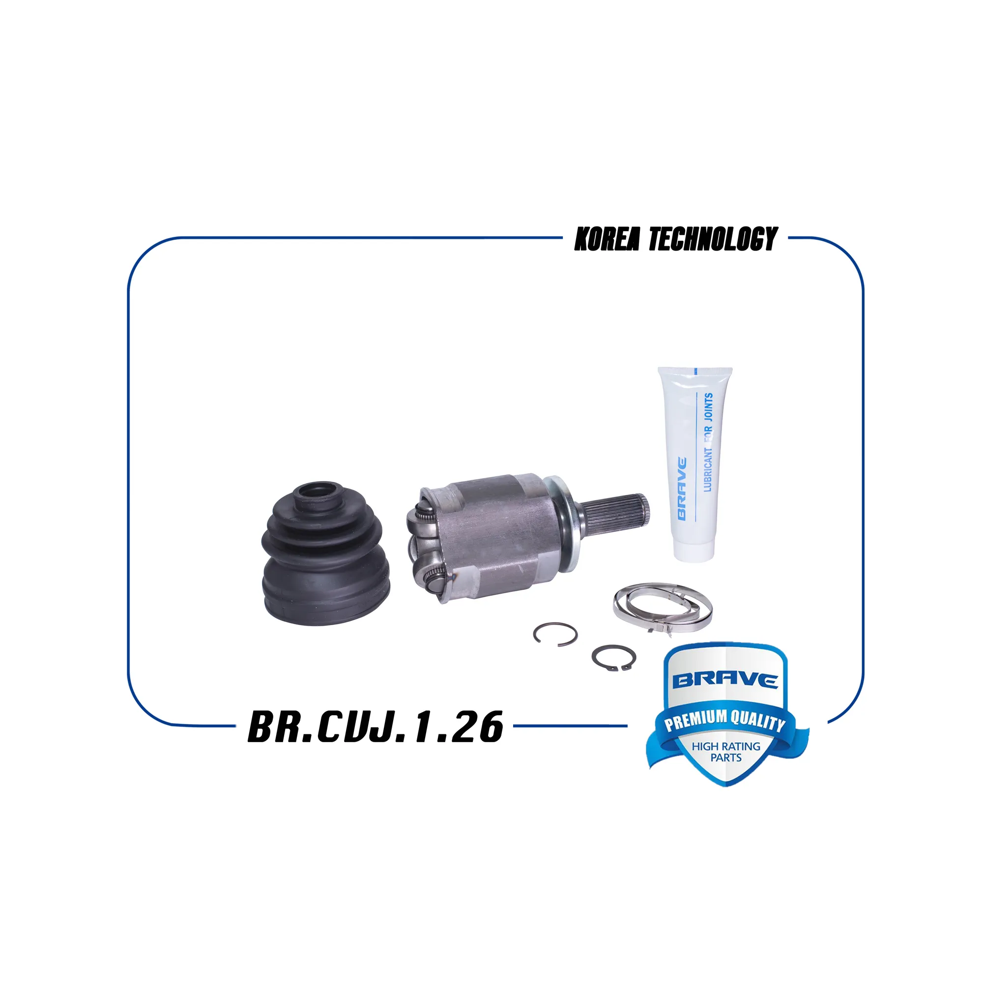 Шрус внутренний 96489848 BR.CVJ.1.26 левый АКПП CHEVROLET Lacetti 1.8 29х40х34 BRAVE BR.CVJ.1.26