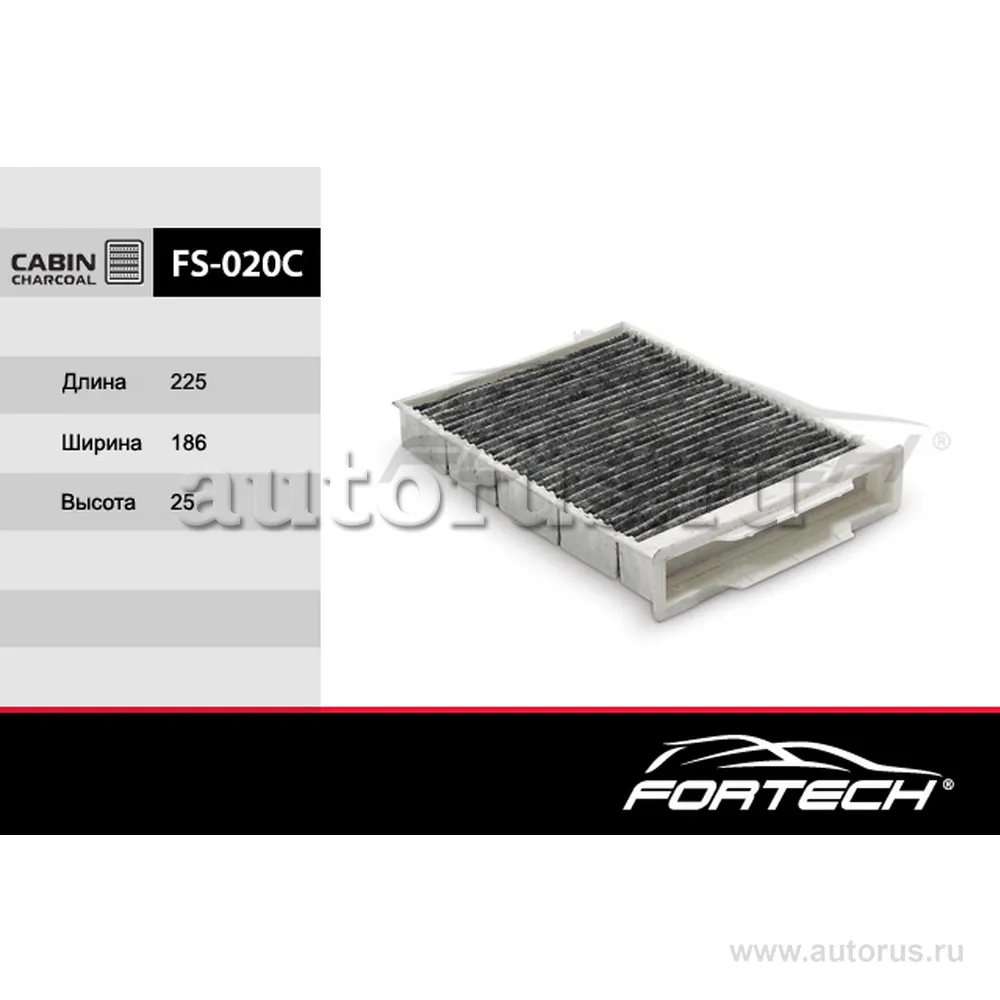Фильтр салонный уголь renault megane ii FORTECH FS-020C