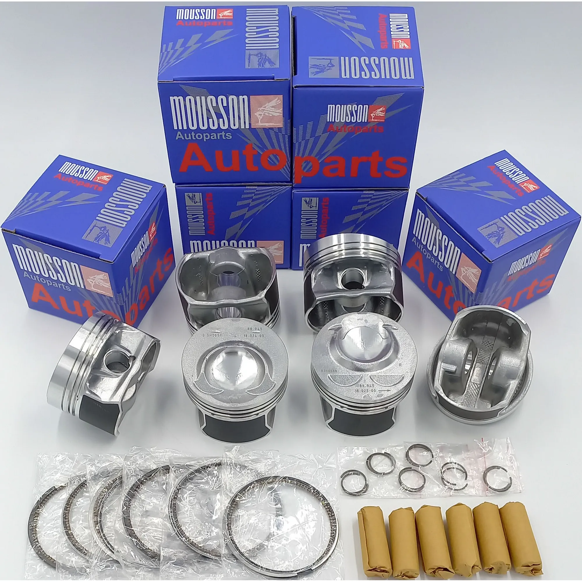 Поршень кольца комплект VW 3.6 EA390 20mm на 1 цилиндр MOUSSON SPR36EA39020STD
