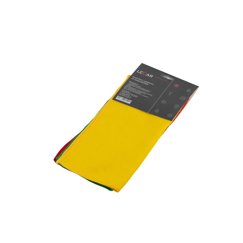 Салфетки из микрофибры LECAR 300x300 комплект 3 шт. LECAR000025812