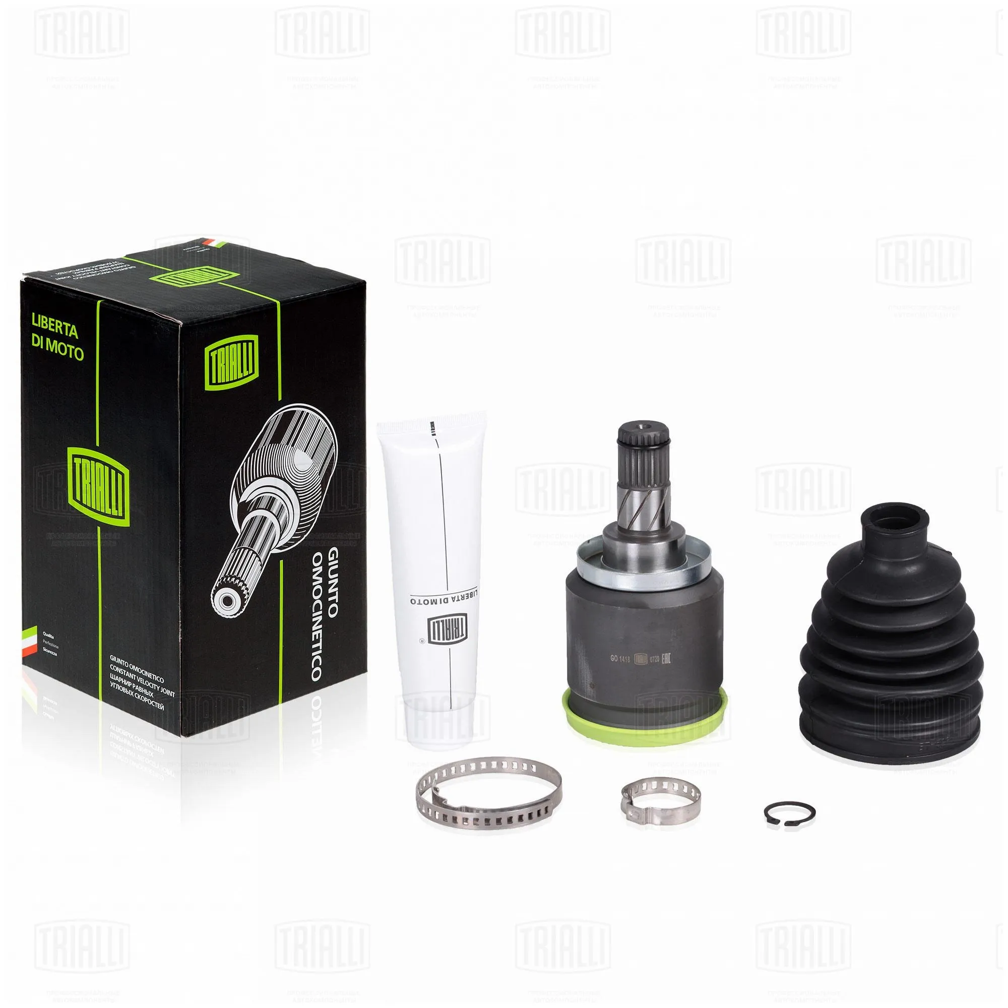 ШРУС для а/м Nissan Almera N16 (00-)/Almera Classic (06-) MT (внутр.) (22 шлц.) TRIALLI GO 1418