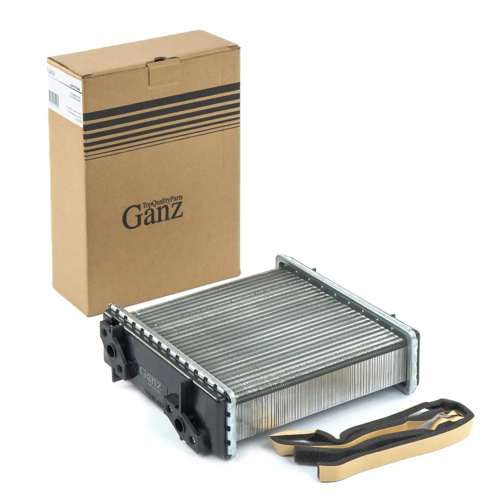 Радиатор отопителя (печки) алюминиевый для ВАЗ 2101 GANZ GIF07096