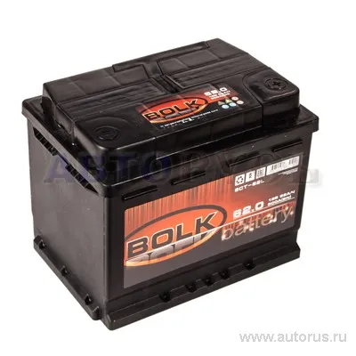 Аккумулятор BOLK BLACK 62 А/ч обратный R+ 242x175x190 L2 EN 500 А
