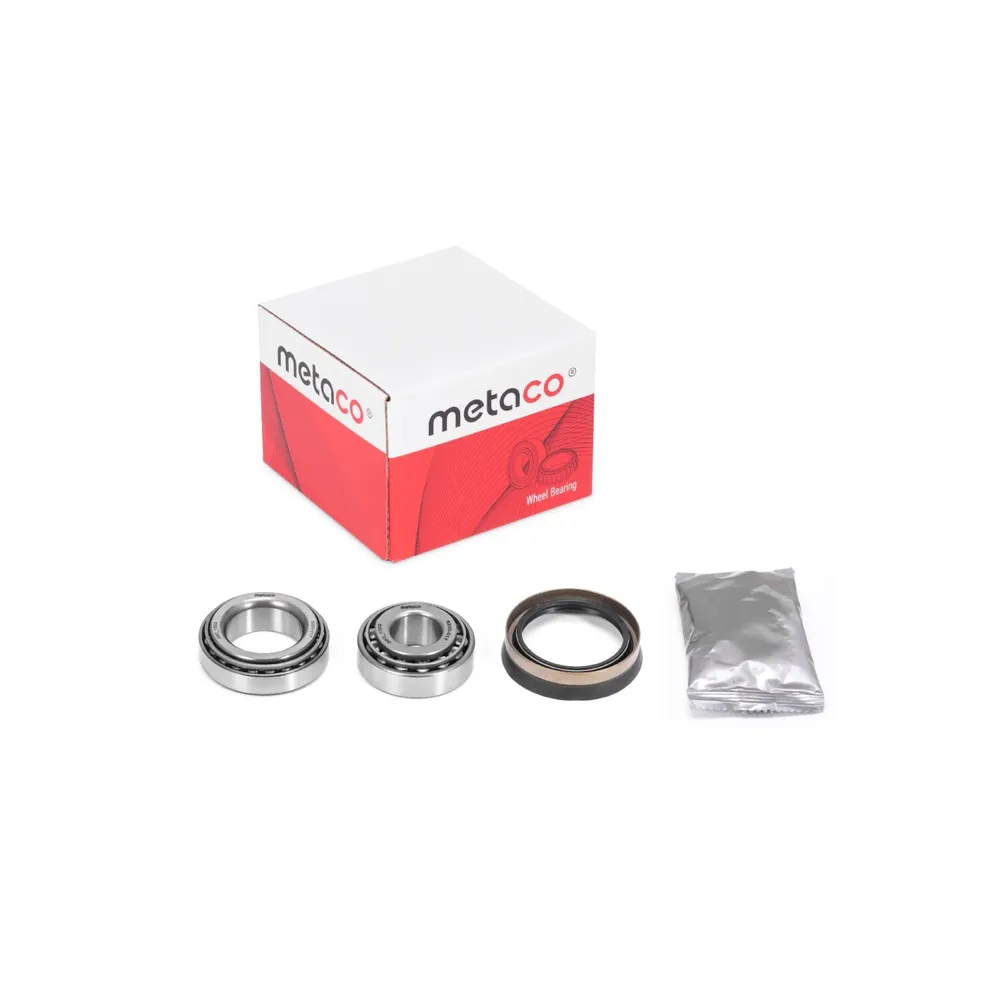 Подшипник ступицы (к-кт) AUDI A4 [B5] / VW CADDY II (1995-2004) 2 ПОДШИПНИКА+САЛЬНИК Metaco 5200-017