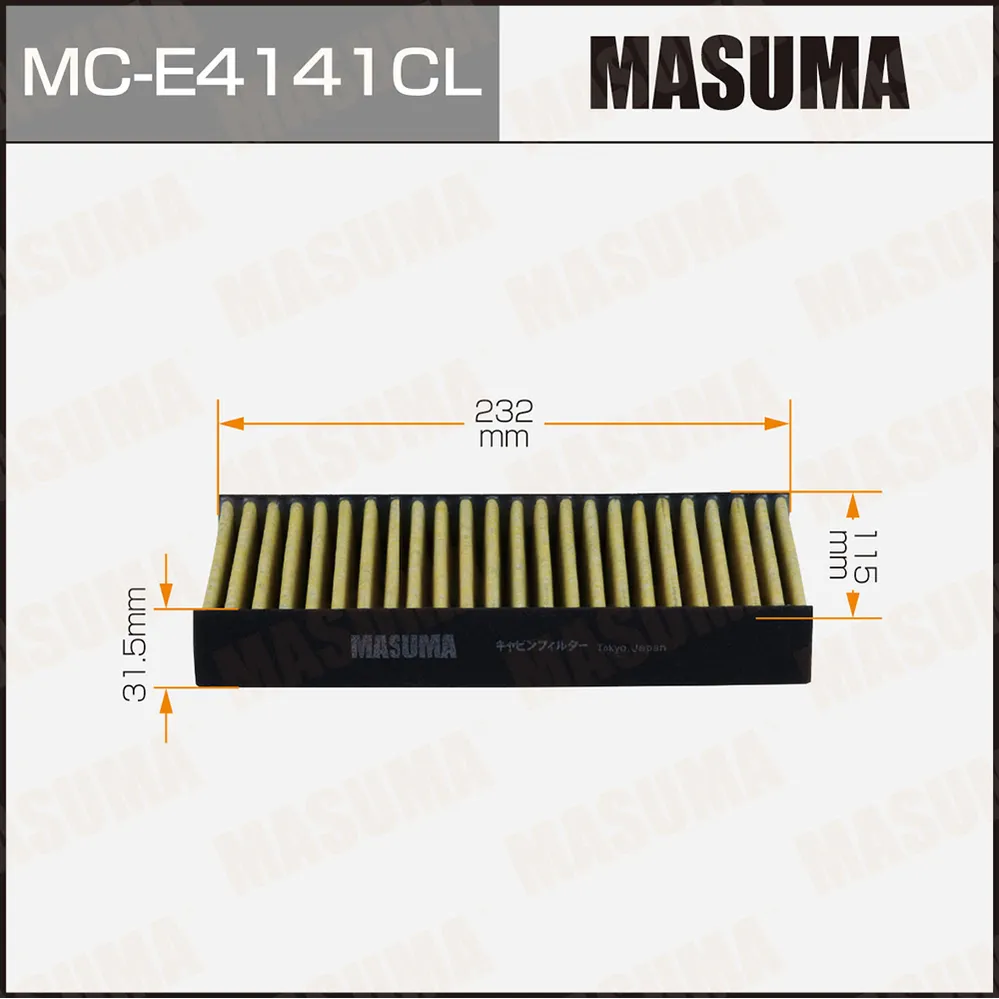 Фильтр салона MASUMA MCE4141CL