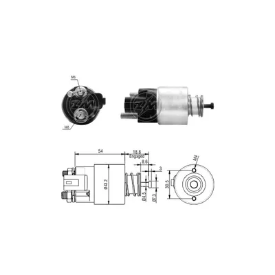 Реле втягивающее KIA CEED 06-12 ERA ZM391
